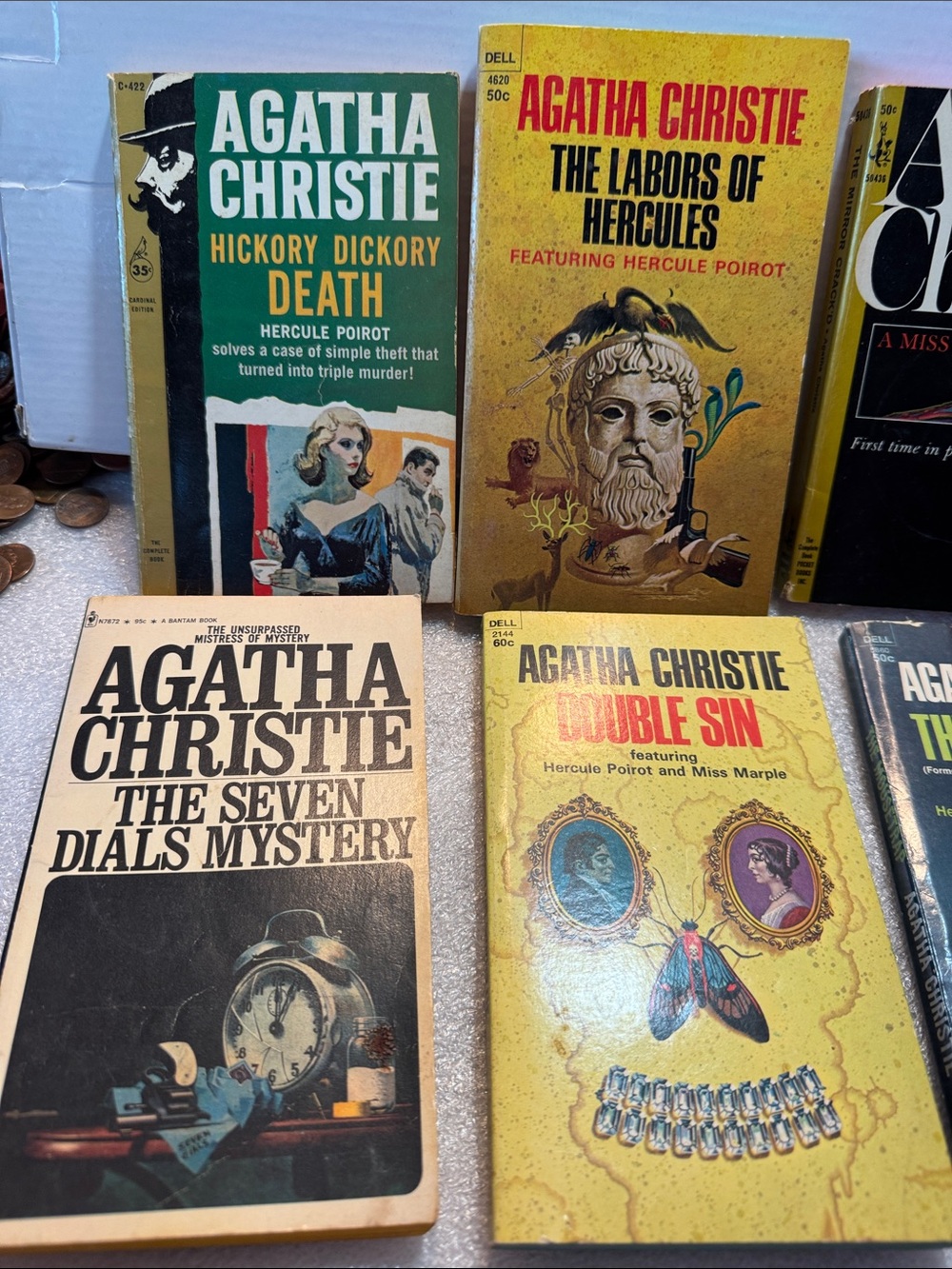 Vintage Agatha Christie Mystery Paperback Book Set -Six Books - Picture 3 of 9